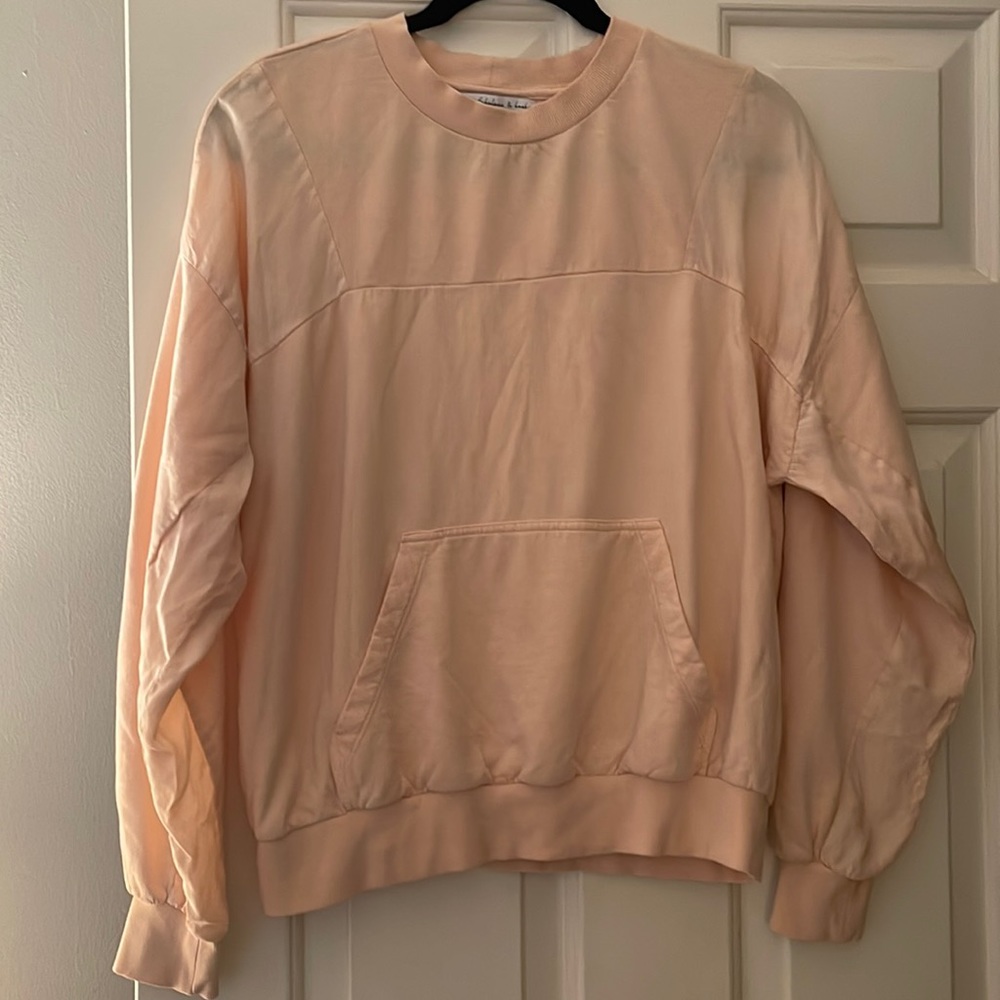 YOUNG FABULOUS & BROKE CREWNECK PULLOVER SWEATSHIRT